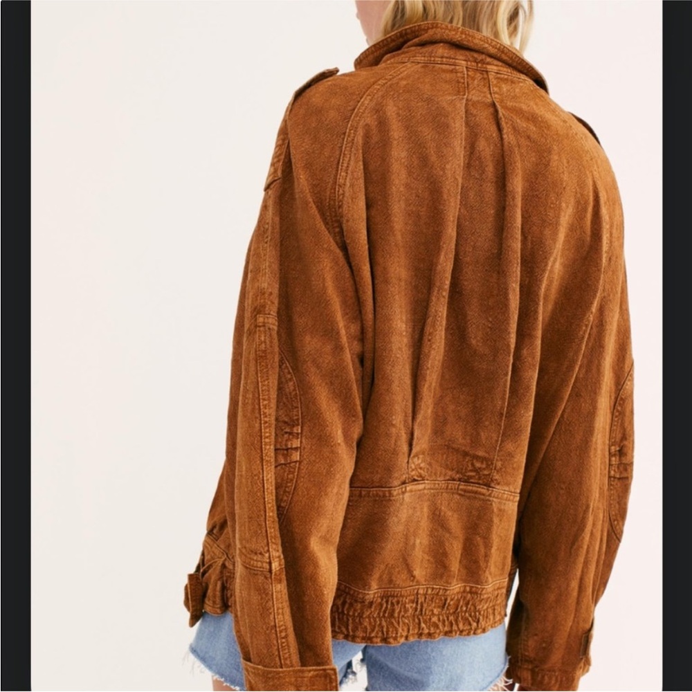 Free People Jayde Safari Bomber Jacket Size XS - Picture 3 of 12